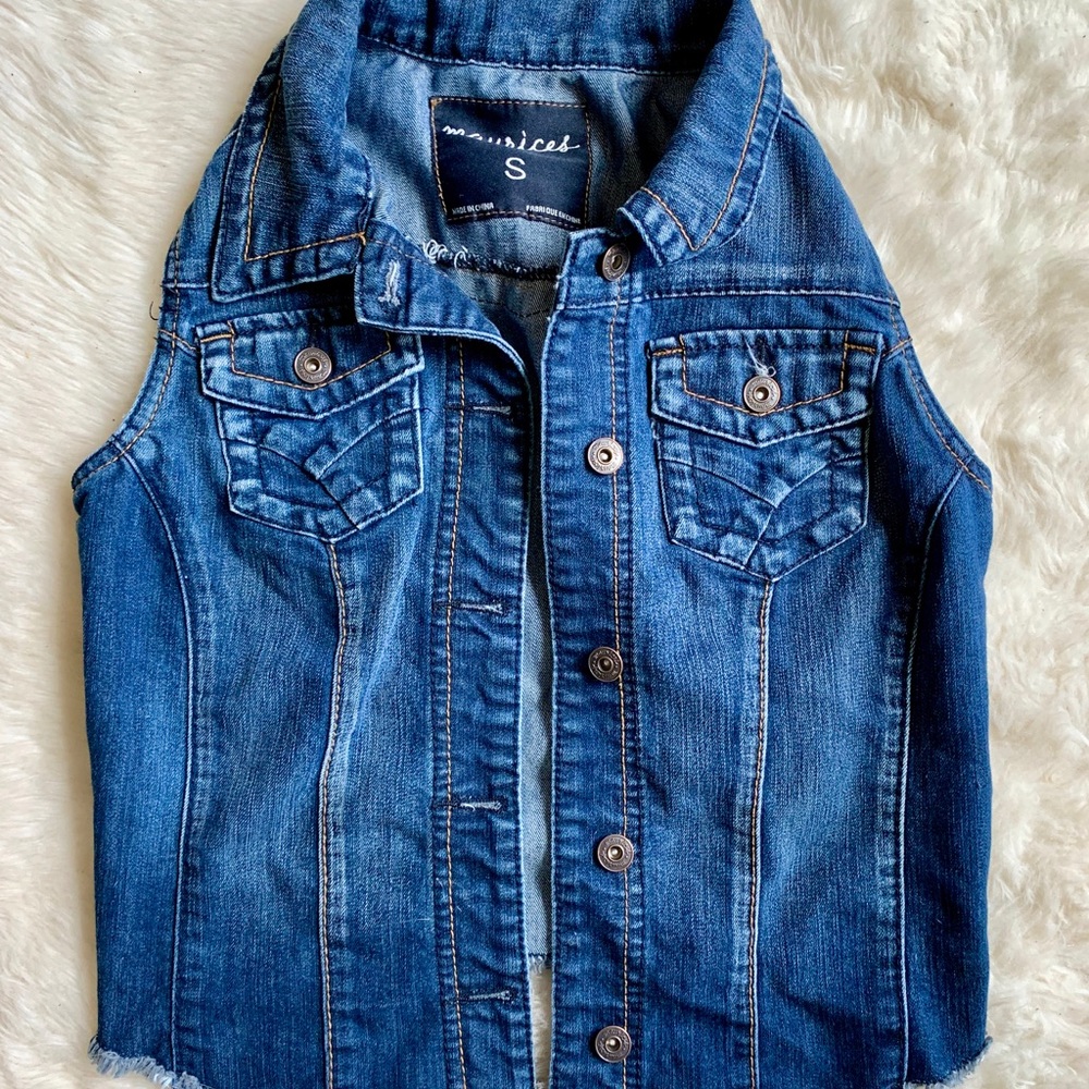Denim vest